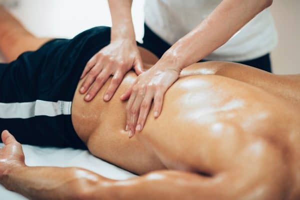 Deep tissue massage for the back