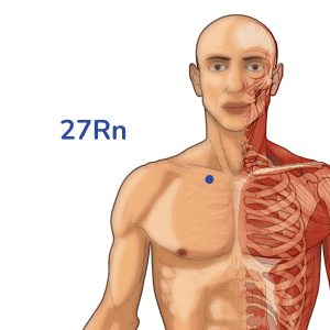 Shufu - Punto de acupuntura 27Rn - Meridiano del riñón